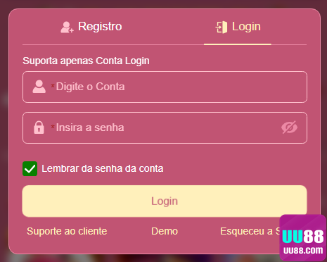 uu88.com Cadastro Vantagens